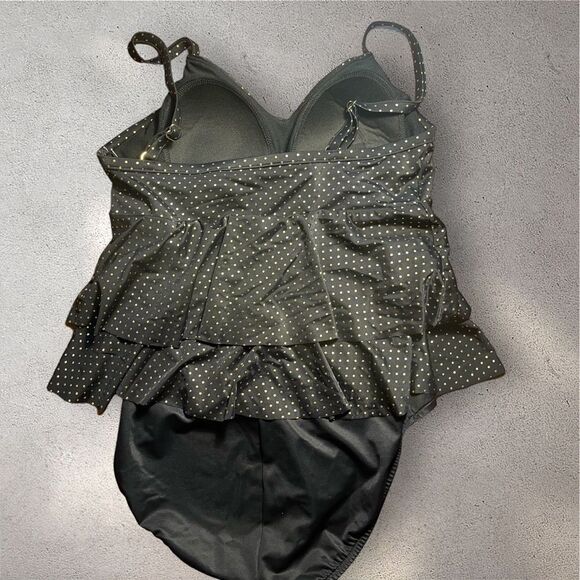 Magicsuit Black W/ Gold Polka Dot Swimsuit - Picture 2 of 3